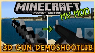 [ทำเอง] สอนลง Mod Minecraft PE ปืน 3 มิติ 3D Gun Model for DemoShootLib [Horizon]