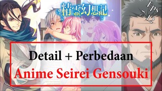 Detail + Perbedaan LN & Anime Seirei Gensouki | Setengahnya gak penting (Part 2)