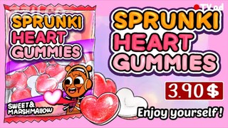 Sprunki Heart Gummies - sweet and marshmallow