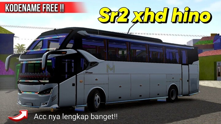 KALIAN WAJIB COBAIN !! Mod Sr2 Xhd hino Bisa Mabar!! - Review Kodename Bussid Terbaru
