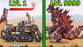 Robot Khủng Long GOZILLA Mạnh Nhất Hơi Thở Nguyên Tử Tiến Hóa - Dino Robot Top Game Android Ios