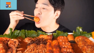 Mukbang nấm và hải sản cay #anngon