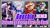 [Genshin  MMD]  Inatsuma girls group: blonde on blonde