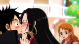 Luffy Received a Kiss from Hancock After Conquering the Empress - One Piece