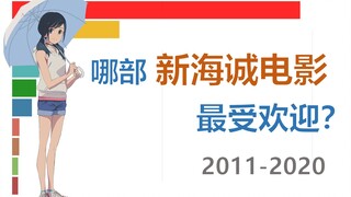 新海诚哪部电影最受欢迎？看完这份排行你就知道了！【数据可视化】