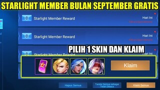 CARA DAPATKAN STARLIGHT MEMBER CARD MLBB BULAN SEPTEMBER GRATIS!!! REVIEW SKIN PHARSA STARLIGHT
