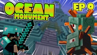 LUSUBIN ANG OCEAN MONUMENT | Minecraft Survival Series Ep 9 | Minecraft Bedrock Edition