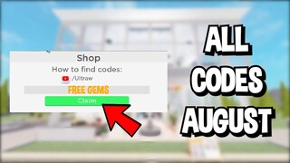 ROBLOX ALL RESTAURANT TYCOON 2 CODES AUGUST 2022!