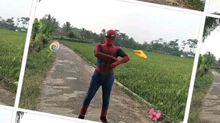 spiderman joget lucu banget