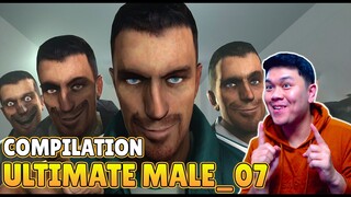 REACTION ULTIMATE MALE 07 COMPILATION! AWAL MULA TERCIPTA NYA SKIBIDI TOILET