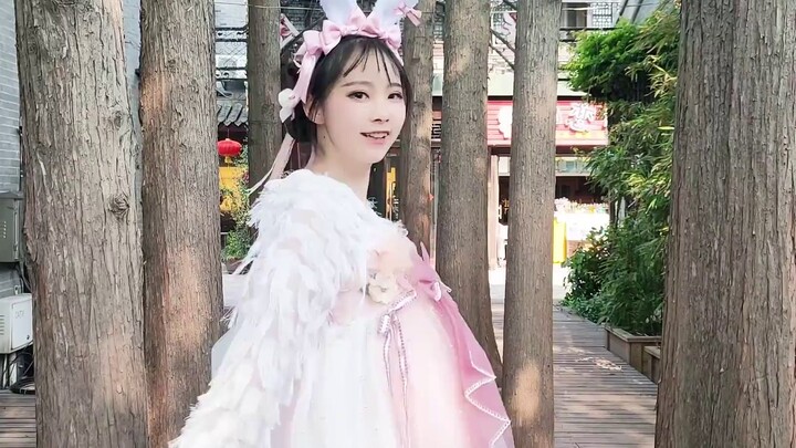 【Jingwei】Peach Blossom ♥ Jumping and jumping~ Cute love has no head