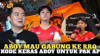 TINGGAL NUNGGU PERSETUJUAN || MASIH ADA HARAPAN  ABOY UNTUK GABUNG RRQ DI MPL ID