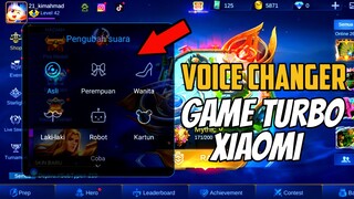 Voice Changer Game Turbo Semua Xiaomi