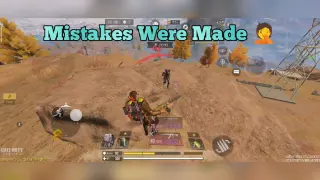 Mistakes Were Made| Call of Duty Mobile