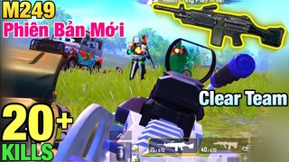 [PUBG Mobile] Sức Mạnh M249 Ở Phiên Bản 0.19 | Clear Team Siêu Nhanh | T98