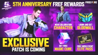 JUSTIN BIEBER EVENT FF | FREE FIRE 5TH ANNIVERSARY EVENT 2022 | 5TH ANNIVERSARY FREE REWARDS 2022