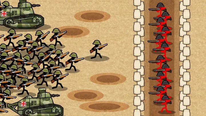 I Made The BEST WW1 Stickman Game EVER! | Stickman Trench Wars