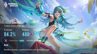 GAMEPLAY INSANA DE AOI , RANKED (AOV | 傳說對決 | RoV | Liên Quân Mobile)