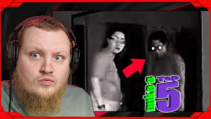 Top 10 SCARY Ghost Videos!!! Nukes Top 5 REACTION!!! (I DIDN'T SLEEP!)