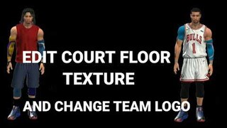 EDIT COURT TEXTURE AND CHANGE TEAM LOGO