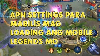 Android Apn Settings For Mobile Legend Players | Legit Tutorial