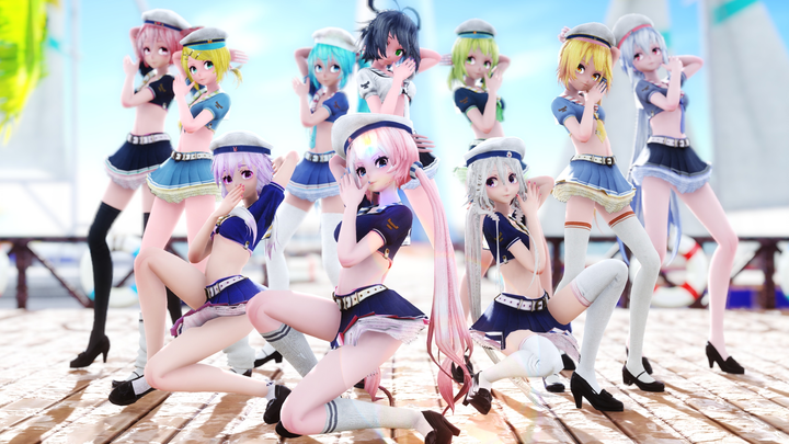 [MMD] One・Two・Three - TDA Sailor Pack