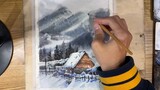 thách đấu! Vẽ tuyết tinh khiết nhất với màu sắc bẩn nhất!