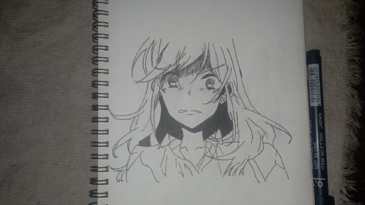 Simple draw Hori Kyoko from Horimiya