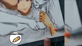 drawing anime jujutsu kaisen