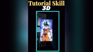 Tut skill 3d lật lớp  !xuhuong fyp anime edit tutorial 🌈sky_girl👑 foryou 3d