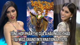 Á hậu Ngọc Thảo trình diễn Bikini áo tắm, Dạ hội, Quốc phục tại Miss Grand International 2020