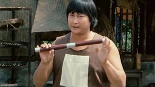 Sammo Hung's stick is almost as good as the Golden Hoop Stick, and it's getting longer each time.