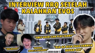 EVOS PICK FANNY, IRRAD SEBUT CUMA KAIRI YANG BISA MAIN FANYY ! INTERVIEW RRQ VS EVOS MPL ID S13