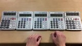 Play theme song of EVA with calculators
