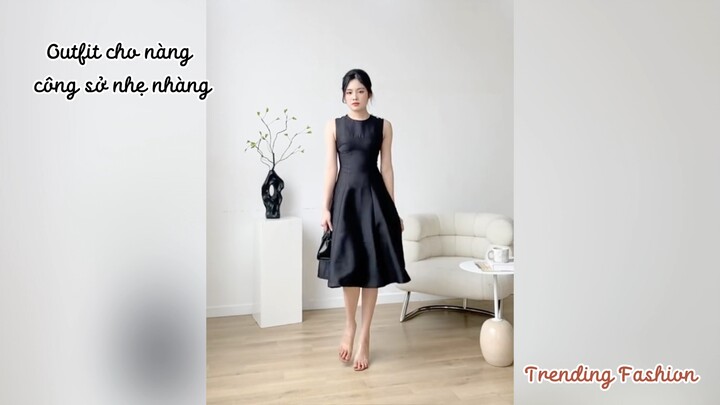 Outfit cho nàng công sở nhẹ nhàng