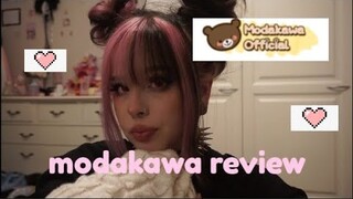 i got my first swimsuit :o l modakawa try-on haul & review