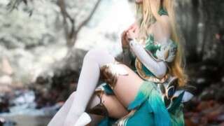 [koleksi cos] Wanita muda cosplay Pahlawan Raja Kemuliaan Putri Elf Wang Zhaojun, ah, mengapa Wang Z