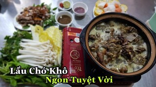 lẩu Chó Khô đặc sản lạng sơn phải ăn như thế này thì mới ngon Specialty dog ​​meat