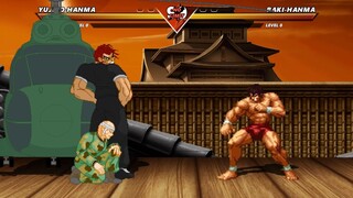 YUJIRO HANMA vs BAKI HANMA - Amazing epic fight battle !