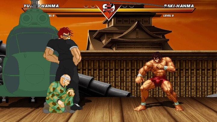 YUJIRO HANMA vs BAKI HANMA - Amazing epic fight battle !