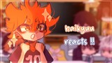 Haikyuu ! reacts to Hinata Shoyo | kagehina | GCRV | gacha club/neon | manga spoilers !!
