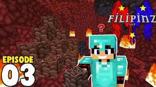 FilipinzSMP S2 #3 : Ancient Debris Mining (Filipino Minecraft SMP)