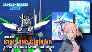 Star Age Gundam Gameplay - Gundam Breaker Mobile (Custom Skin Gundam)