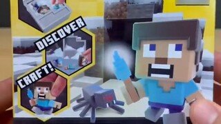 Mở hộp đồ chơi Minecraft mù