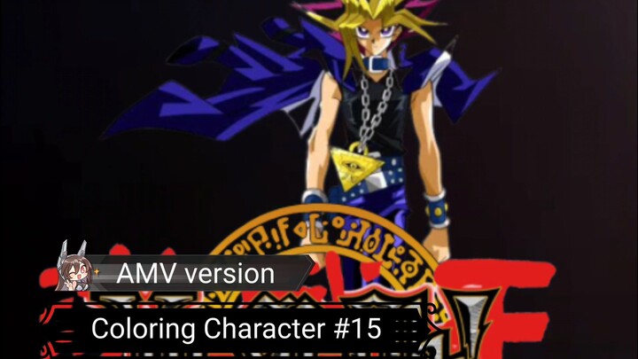 Yugi Mutou Yu-Gi-Oh Yugioh coloring character with AMV version #15