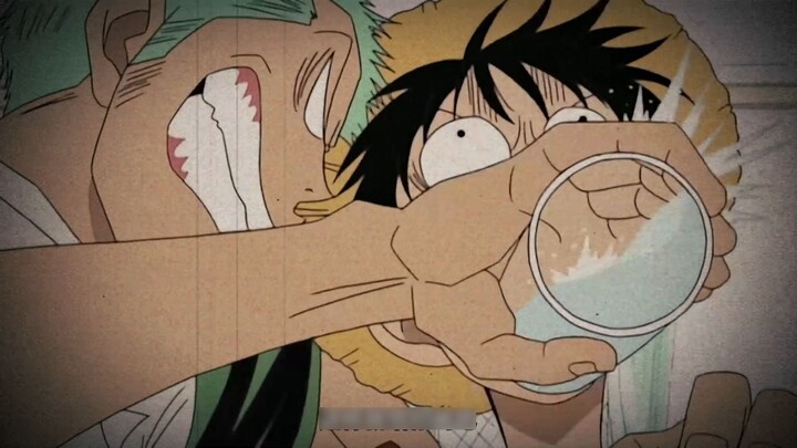 Zoro: "Drinking water is just your lie"