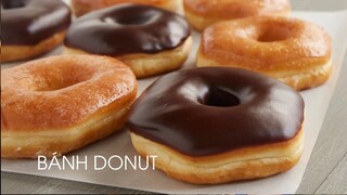 [Không cần lò]Cách làm bánh donut đơn giản, rất ngon|Hướng dẫn làm bánh donut | ASMR Cooking| phụ đề