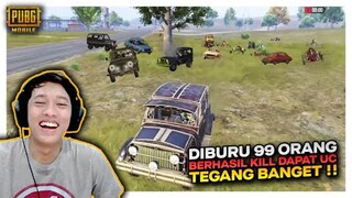 DIBURU 99 ORANG SIAPA YANG BERHASIL KILL LANGSUNG DAPAT HADIAH UC , SERU BANGET NGAKAK - PUBG MOBILE