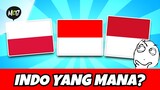 Serupa Tapi Tak Sama Tebak Bendera Negara Indonesia!