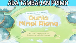 Event Web Dunia Mimpi Riang | Genshin Impact